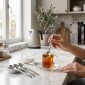 Dorsch Vogue 6 pcs set Tea Spoon DH-01957 in use
