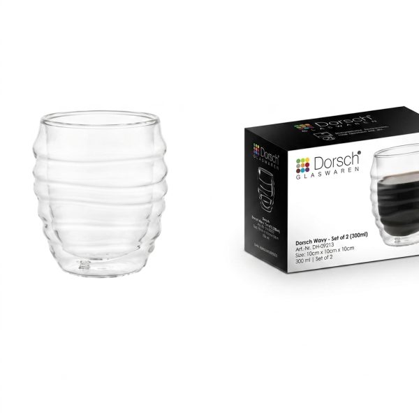 وايفي دورش DH-09213 | Dorsch Wavy 300 ml - Set of 2 DH-09213