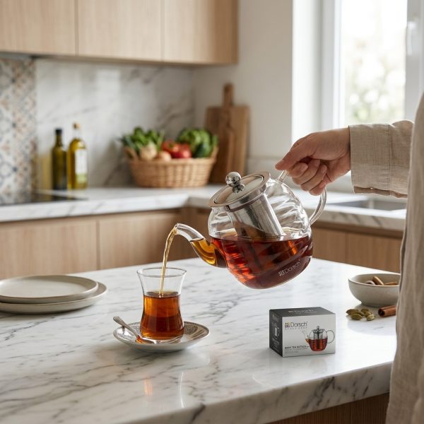 Dorsch Wavy Kettle 1200 ml DH-09200 in use Dorsch Wavy Kettle 1200 ml DH-09200 in use