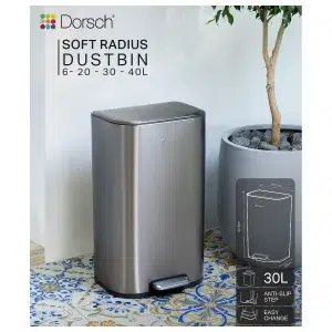 Dorsch Soft Radius Dustbin 30L DH-04130 - سلة مهملات دورش سوفت راديوس 30L