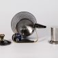 ابريق 1 لتر اسود وذهبي SK-5052 بصورة واضحة من بيت بيتك / ابريق 1 لتر اسود وذهبي SK-5052 clear product photo from Bait Baitk