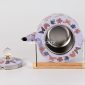 إبريق شاي فراشات موف بمقبض خشبي 1.5 لتر SK-5091 من بيت بيتك / Lilac Butterfly 1.5L Tea Kettle with Wooden Handle SK-5091 from Bait Baitk
