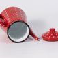 Red polka dot tea kettle with side handle SK-5189 from Bait Baitk