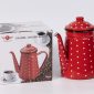 Red polka dot tea kettle with side handle SK-5189 from Bait Baitk