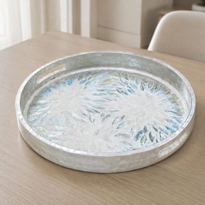 طقم صواني تقديم دائرية 4.5 سم، 5 سم، 30*30*4.5 سم - SK-5352 | SKU SK-5352