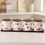 4Pieces Sugar Jar Set - SK-5437