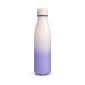 White to lilac gradient stainless vacuum bottle 500 ml