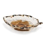 Leaf Wood and Resin Nuts Dish