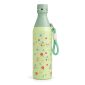 Green floral stainless water bottle 500 ml