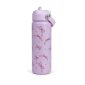Lilac stainless bow water bottle 530 ml