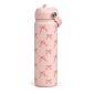 Pink stainless bow water bottle 530 ml