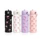 Stainless bow water bottle 530 ml in black, white, lilac and pink