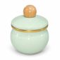 Green Metal Sugar Jar 9 cm - SK-5416 | سكرية معدن أخضر 9 سم
