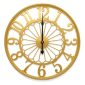 Open frame gold wall clock 50 cm