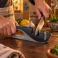 Dorsch Multi Angle Adjustable Knife Sharpener in use