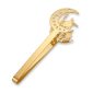 Gold-tone Ramadan tong SK-4911, crescent and mosque design